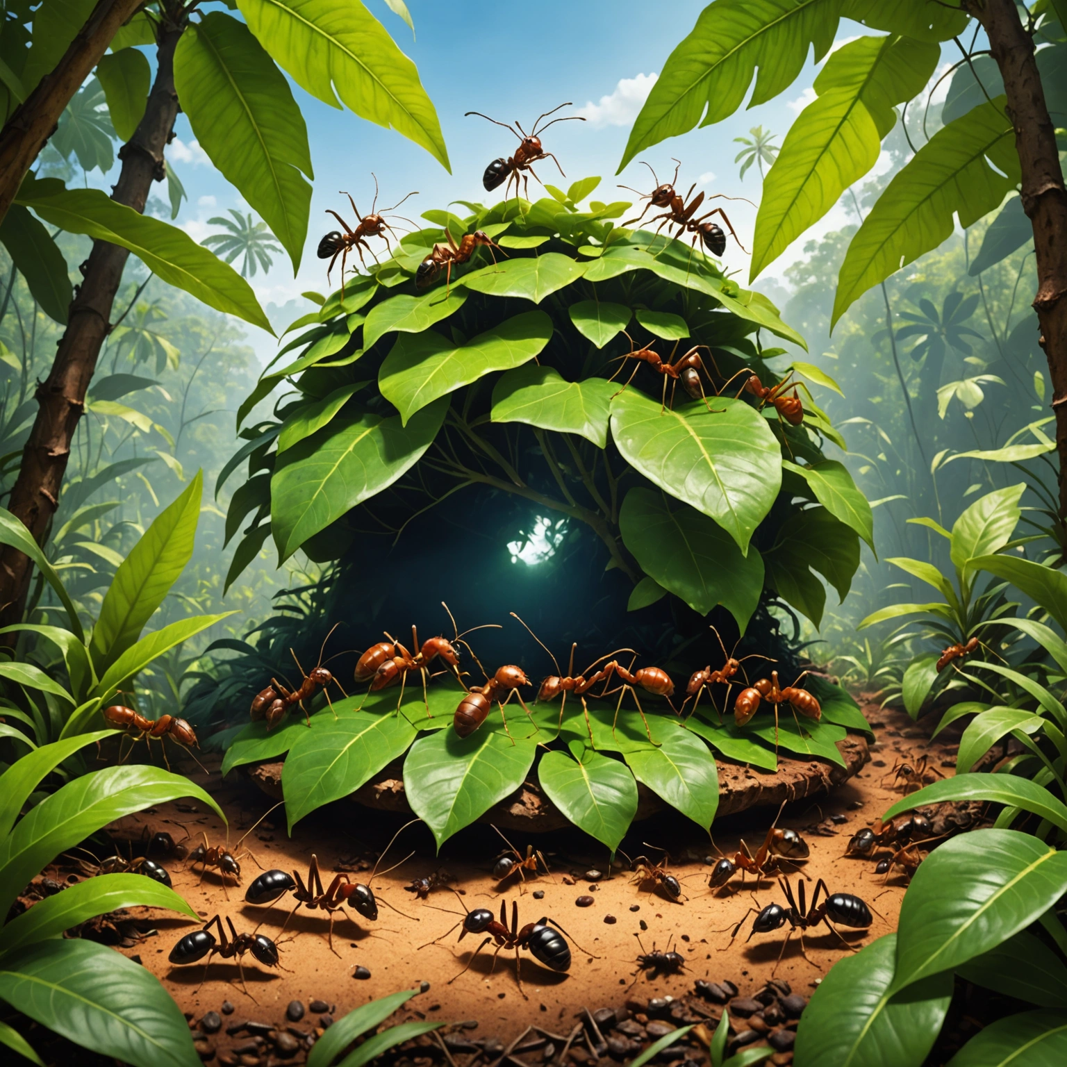 Муравьи: удивительный мир симбиоза и листовых взаимодействий