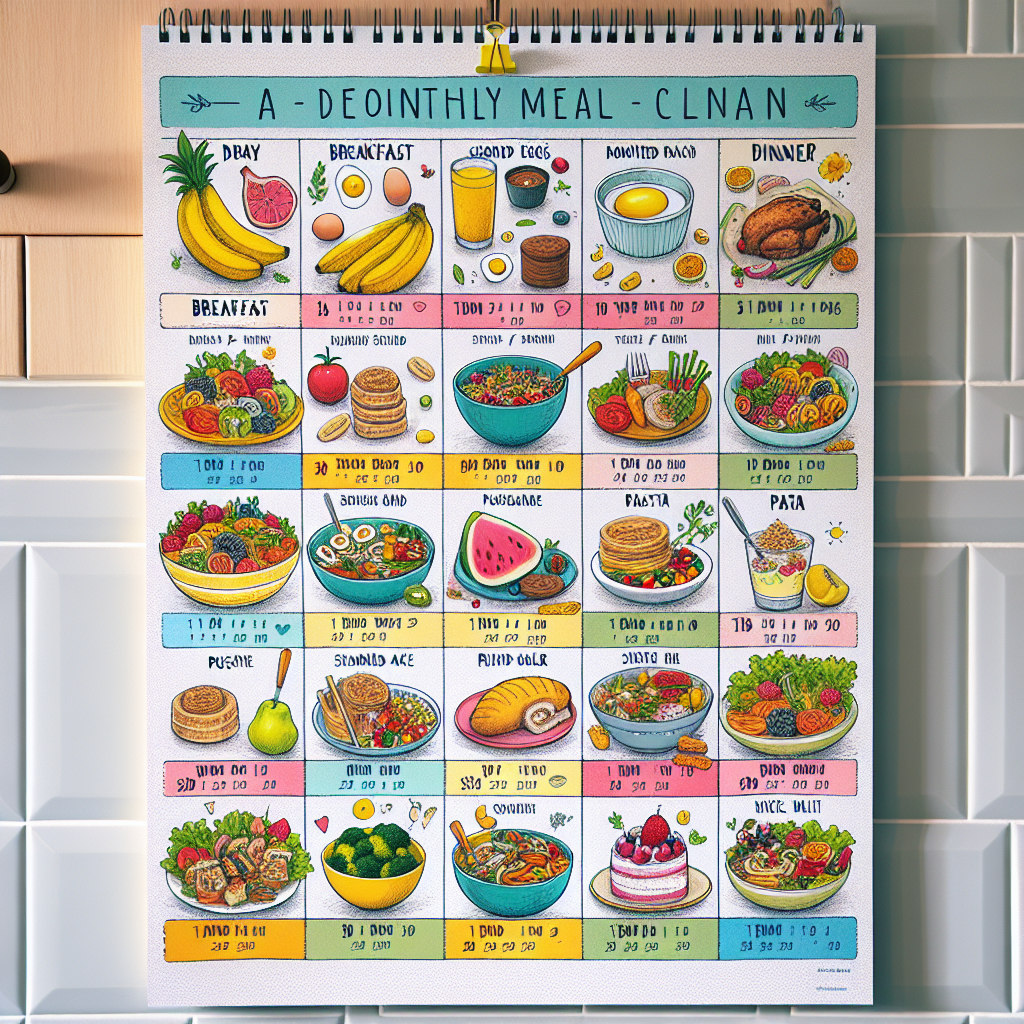 Готовое меню на месяц: Как организовать питание и сэкономить время